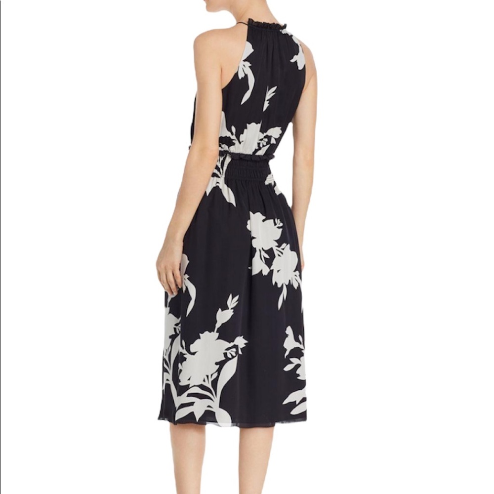Joie 100% Silk Jerelle Floral Midi Dress size M - Picture 4 of 14